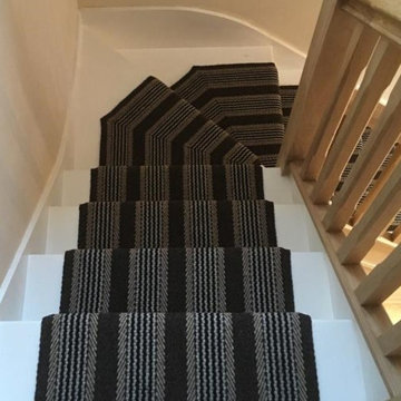 Roger Oates Sudbury Moorit stair runner carpet in Kingston Surrey