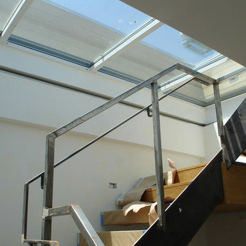 Roof Access Skylight "disappears" into wall