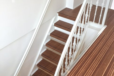 Example of a classic staircase design in Amsterdam