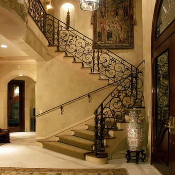 Ruby Hill Pleasanton custom staircase