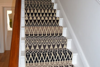 Photo of a contemporary staircase in Wiltshire.