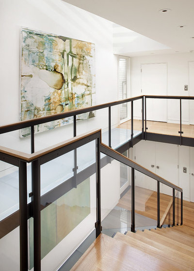 Modern Staircase by John Maniscalco Architecture