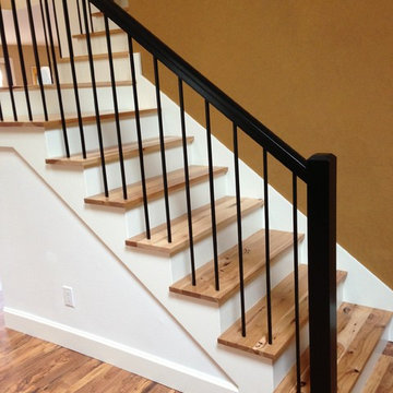 Rustic Hickory stairs