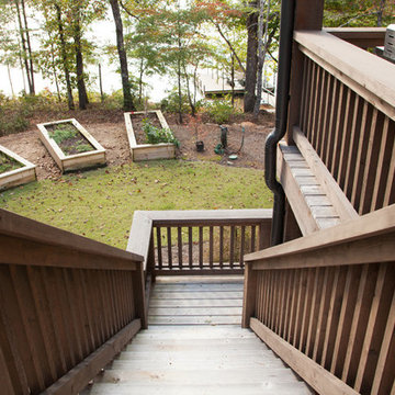 Rustic Rocky Springs Exterior Stairs