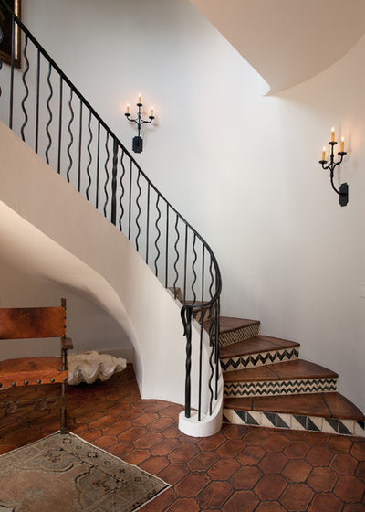 Southwestern Staircase Rustic Staircase