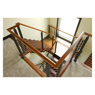 RZR Vision Cable Railing System (Modern Loft) - Modern - Staircase - DC ...