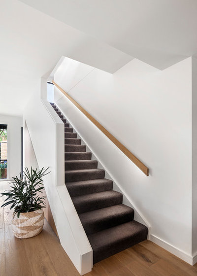 Contemporary Staircase by Minett Studio Architecture and Design