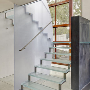 Inspiration for a contemporary open staircase remodel in San Francisco