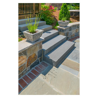 Saw-Cut Bluestone Step Slabs 