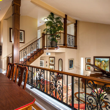 Scripps Ranch transitional staircase