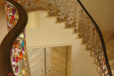 Inspiration for a contemporary staircase in Gloucestershire.