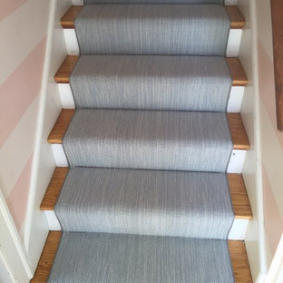 Staircase - contemporary staircase idea in Boston
