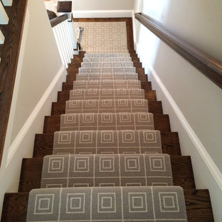 Staircase - contemporary staircase idea in Boston