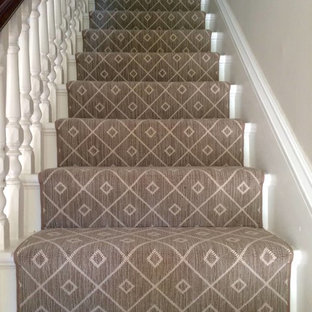 Staircase - contemporary staircase idea in Boston