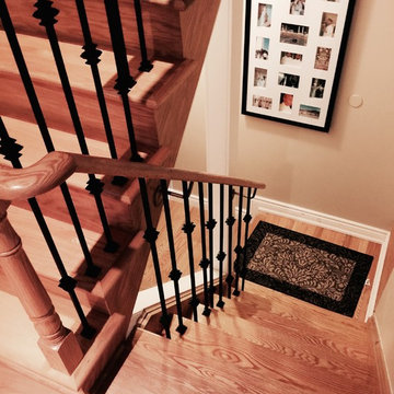 Solid Hardwood Stairs