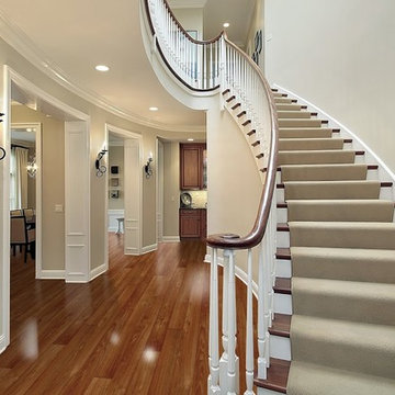 Solid Hardwood Stairs