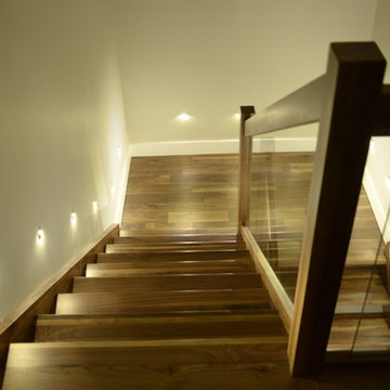 Solid Walnut Stairs