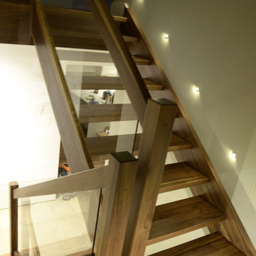 Solid Walnut Stairs
