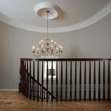 18 - Tansitional Southern Living Staircase Landing