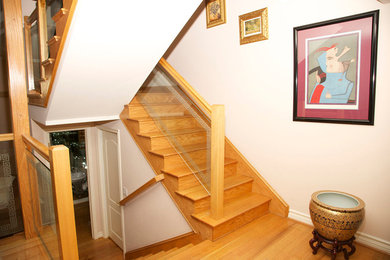 Staircase - transitional staircase idea in Los Angeles