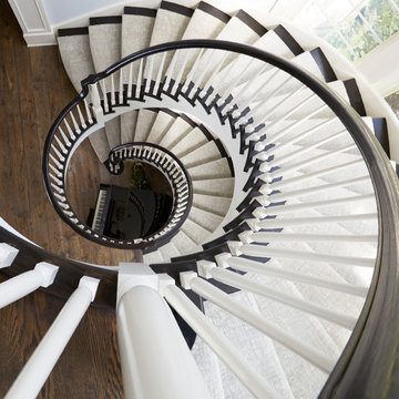 Spiral Staircase from Basement to Second Floor