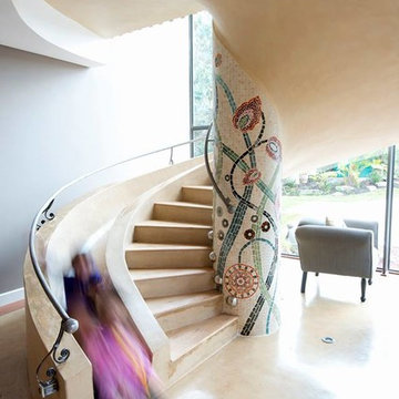 Spiral staircase mosaic