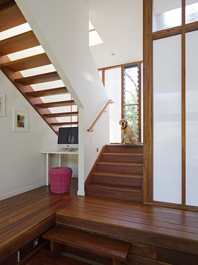 Contemporary Staircase by Bark Design Architects