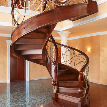 ST433 Spiral Curved Stairs