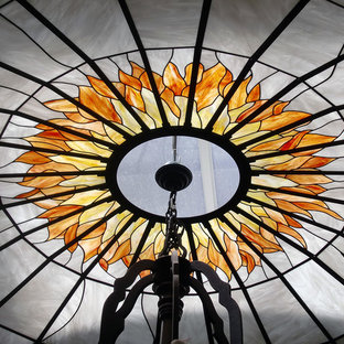 Stained Glass Gardenia Dome - Style Guide - Nature Scenes