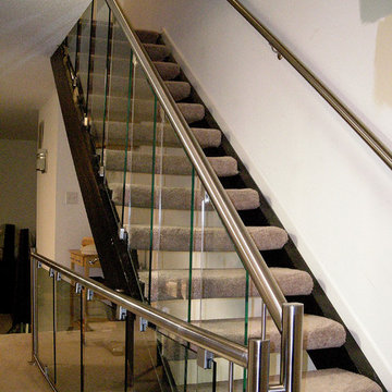 Stainless Steel & Glass Stair Rail System