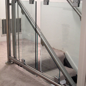 Stainless Steel & Glass Stair Rail System