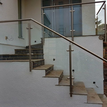 Stainless Steel Post Glass Balustrades