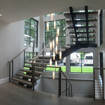 Stainless steel railings, cable railings and glass railings