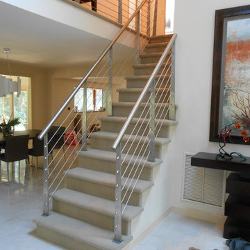 Stainless steel rails