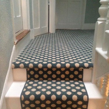 Stair Carpet with Dots
