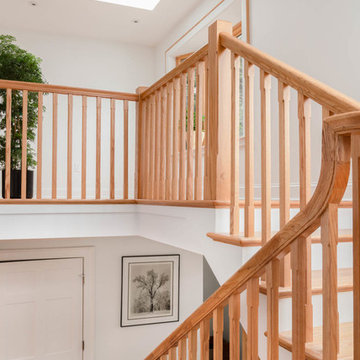 Stair Hall Addition - with Bay Window and Skylight