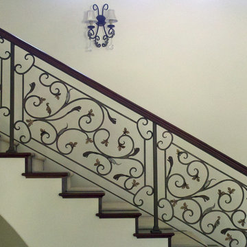 Stair Rail Shady Canyon Irvine Orange County California