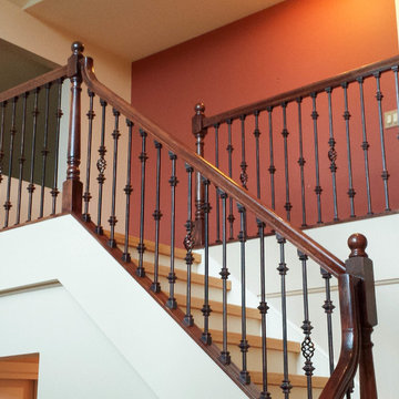 Stair railing remodel
