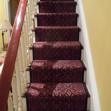 Stair Runner Installation in Baltimore, Maryland