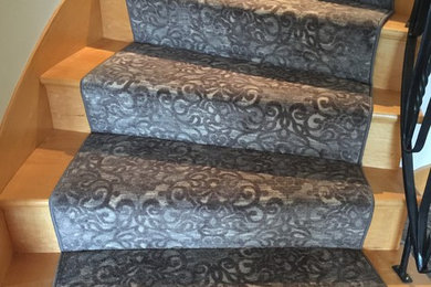 Example of a classic staircase design in Minneapolis
