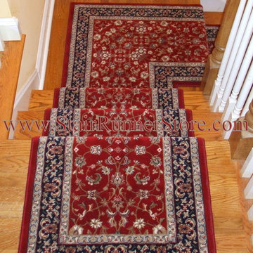 Stair Runner Landing Installation