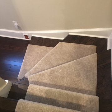 Stair Runner with Pie Steps
