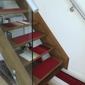Stair Treads using FLOR Carpet Tiles