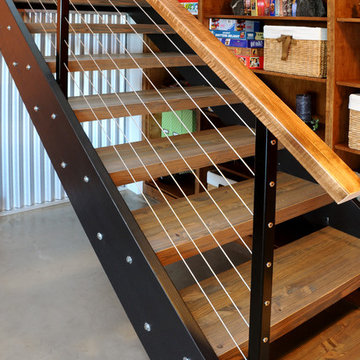 Staircase and Bookcase