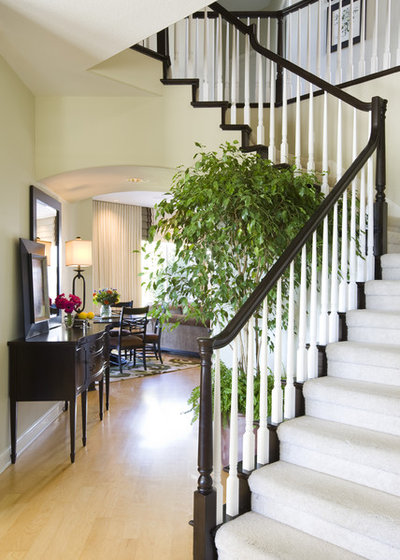 Traditional Staircase by Robeson Design