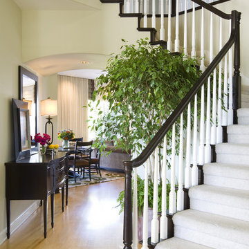 Staircase and Hallway Entry with cozy Nook