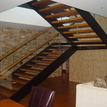Staircase and handrail