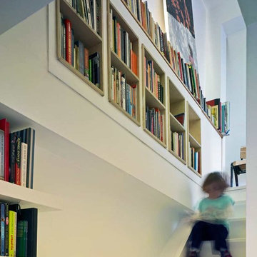 Staircase Bookshelves