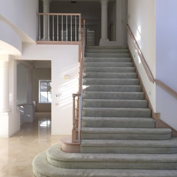 Staircase - Carpet & Hardwood