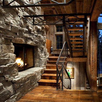 Staircase Fireplace